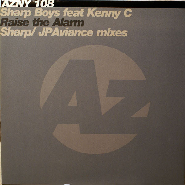 Sharp Boys - Raise The Alarm (Sharp / JP Aviance Mixes) - Used Vinyl