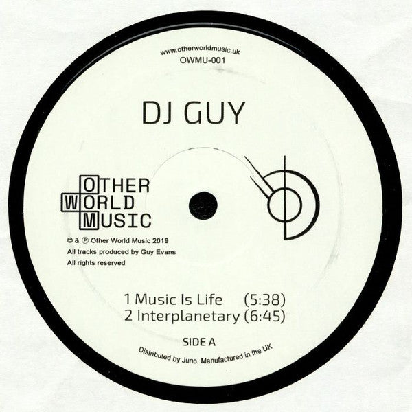 DJ Guy - OWMU001 - New Vinyl Record 12"