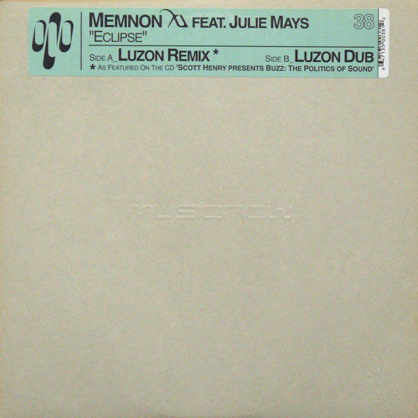 Memnon - Eclipse (Luzon Remixes) - Used Vinyl Record 12"