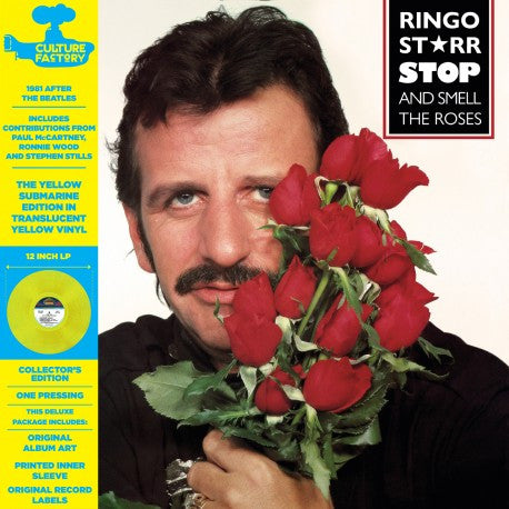 RINGO STARR - STOP & SMELL THE ROSES (YELLOW SUBMARINE VINYL) - New Vi
