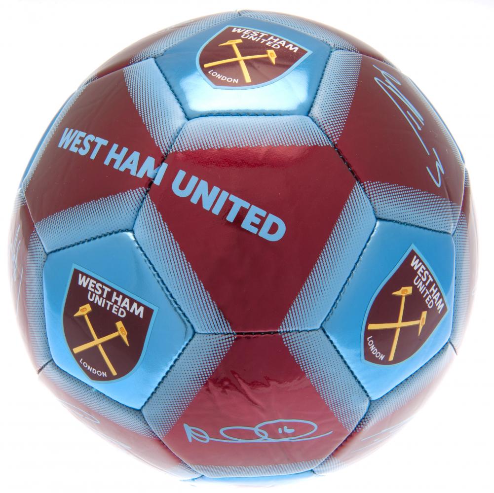 West Ham United FC - Football Signature - New Footballs