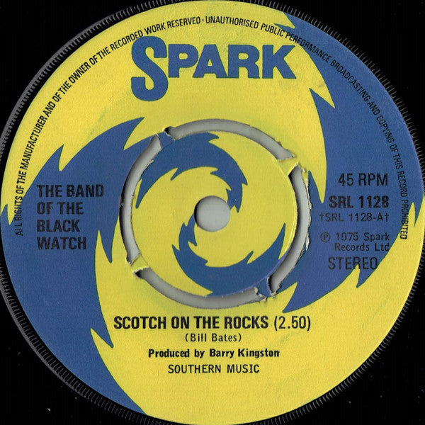 Band Of The Black Wa - Scotch On The Rocks - Used Vinyl Record 7"