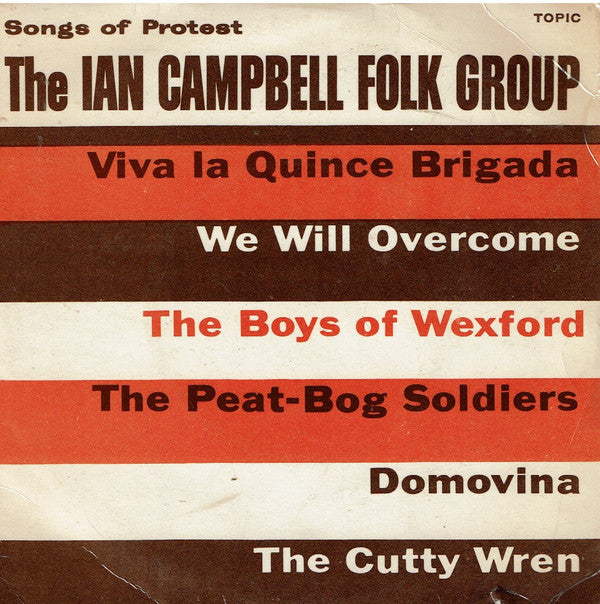 Ian Campbell Folk Gr - Songs Of Protest - Used Vinyl Record 7"