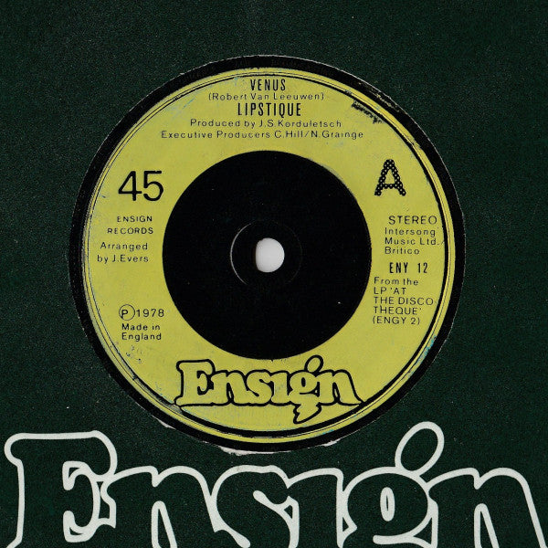 Lipstique - Venus - Used Vinyl Record 7"