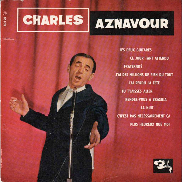 Charles Aznavour - Les Deux Guitares - Used Vinyl Record