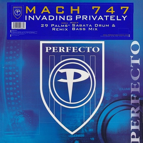 Mach 747 - Invading Privately - Used Vinyl Record 12"