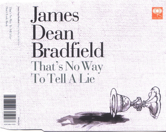James Dean Bradfield - That's No Way To Tell A Lie - CD