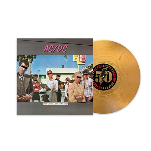 AC/DC - DIRTY DEEDS DONE DIRT CHEAP Gold LP Vinyl RELEASE DATE 15/03/