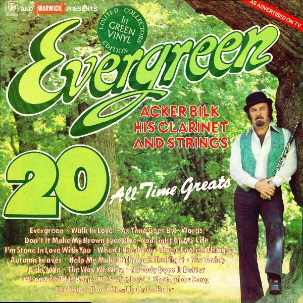 Acker Bilk His Clari - Evergreen - Used Vinyl Record