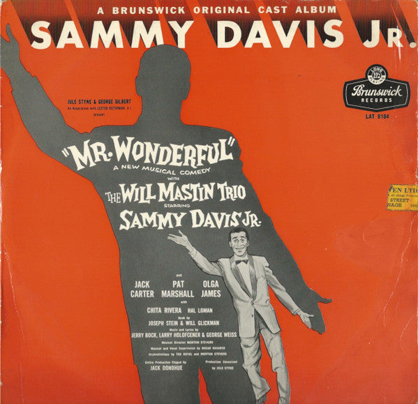 Sammy Davis Jr. - Mr. Wonderful (Original Cast) - Used Vinyl Record