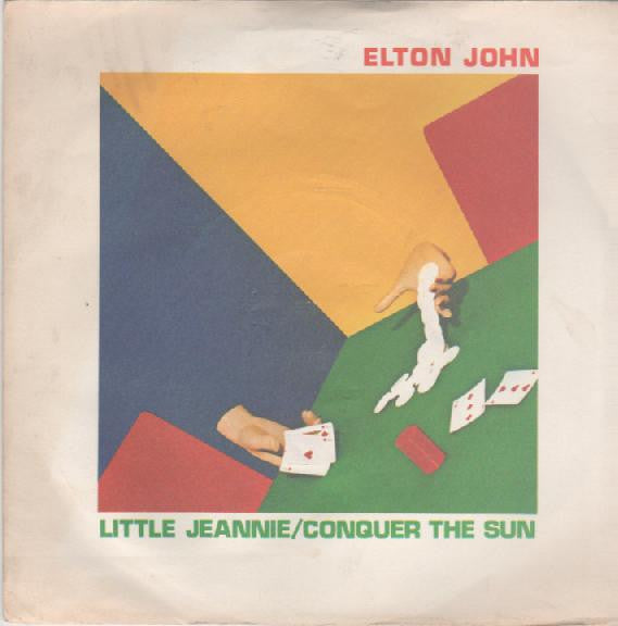 Elton John - Little Jeannie / Conquer The Sun - Used Vinyl Record 7"