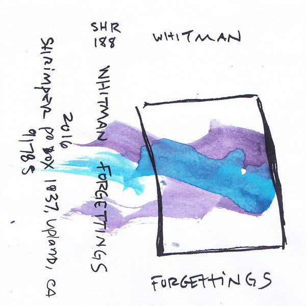 Whitman - Forgettings - New Cassette