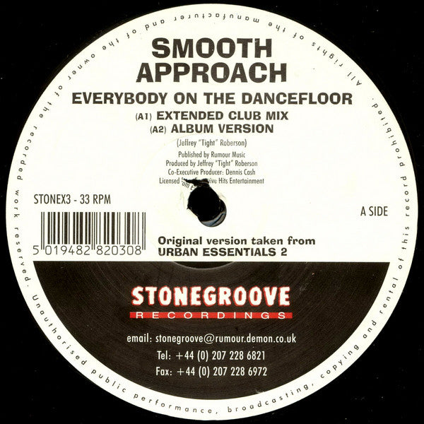 Smooth Approach - Everybody On The Dancefloor - Used Vinyl Record 12"