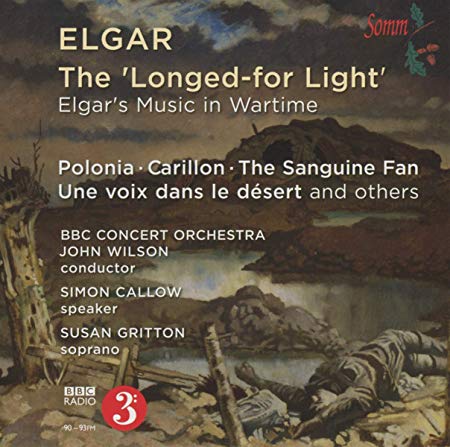 Sir Edward Elgar - 'Longed-for Light' (Elgar's Music In Wartime) - CD