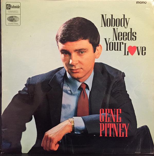 Gene Pitney - Nobody Needs Your Love - Used Vinyl Record