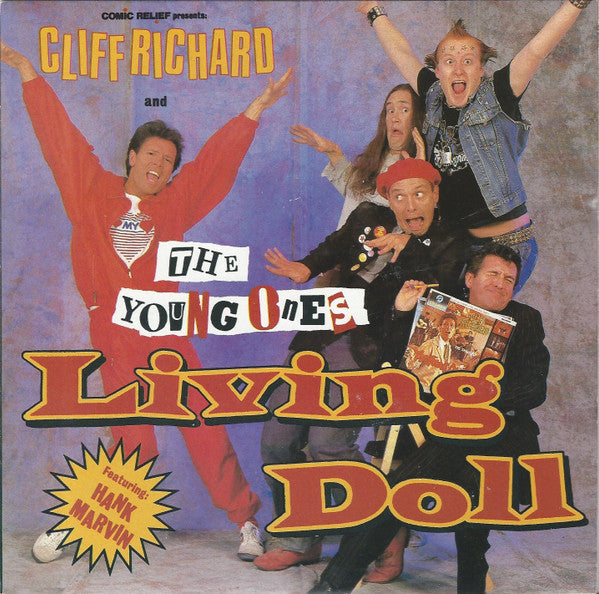 Comic Relief - Living Doll - Used Vinyl Record 7"