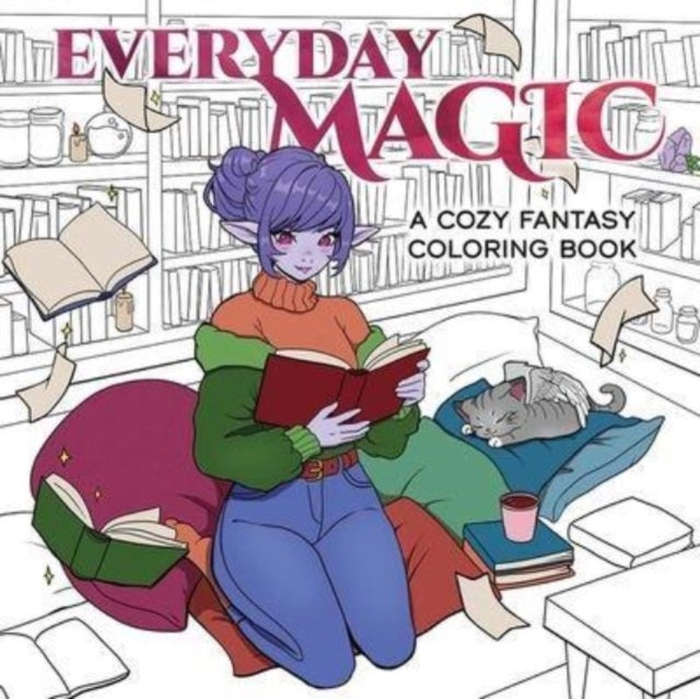 Alicia Pinapali - Everyday Magic : A Cozy Fantasy Coloring Book - Pape