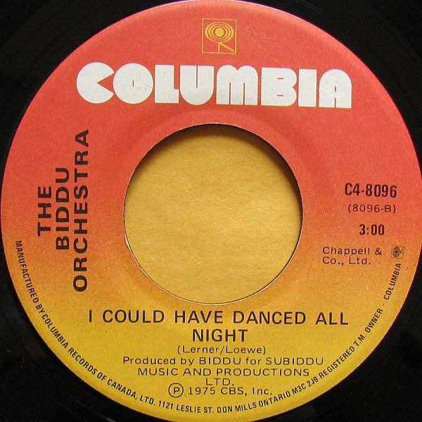 Biddu Orchestra - I Could Have Danced All Night / Exodus - Used Vinyl