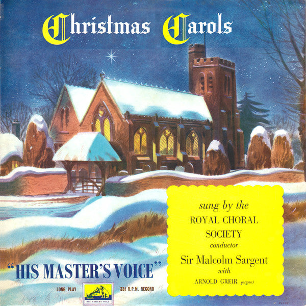 Sir Malcolm Sargent - Christmas Carols - Used Vinyl Record