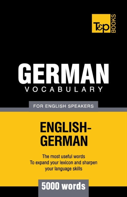 aranov - German vocabulary for English speakers - 5000 words - New pap