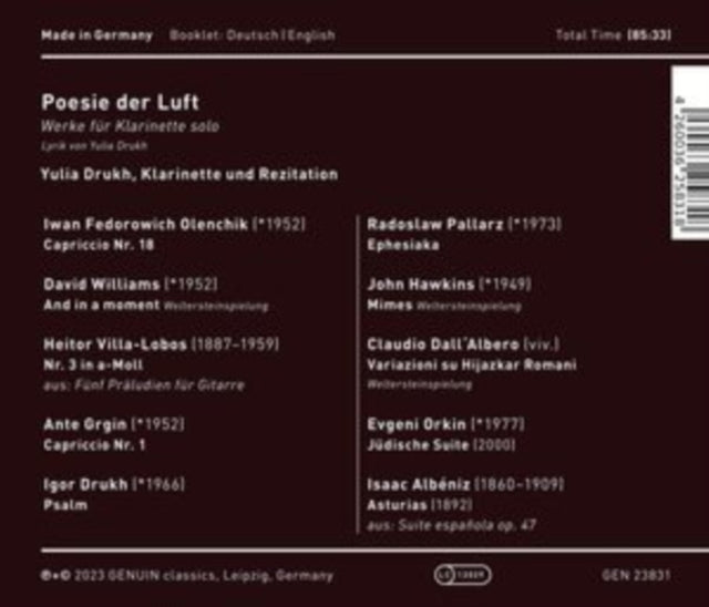 YULIA DRUKH - POESIE DER LUFT - CD