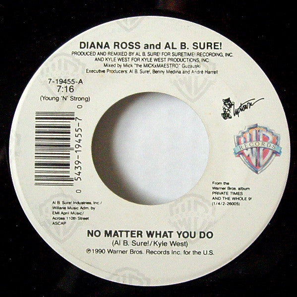 Diana Ross - No Matter What You Do / Al'l Justify Your Love - Used Vi