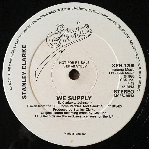 Stanley Clarke - We Supply - Used Vinyl Record 12"