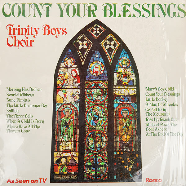 Trinity Boys' Choir - Count Your Blessings - Used Vinyl Record