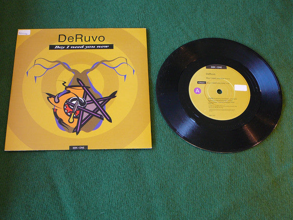 DeRuvo - Boy I Need You Now - Used Vinyl Record 7"