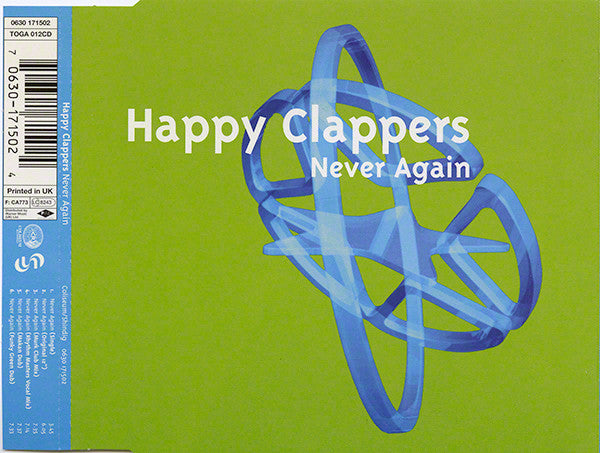 Happy Clappers - Never Again - Used CD