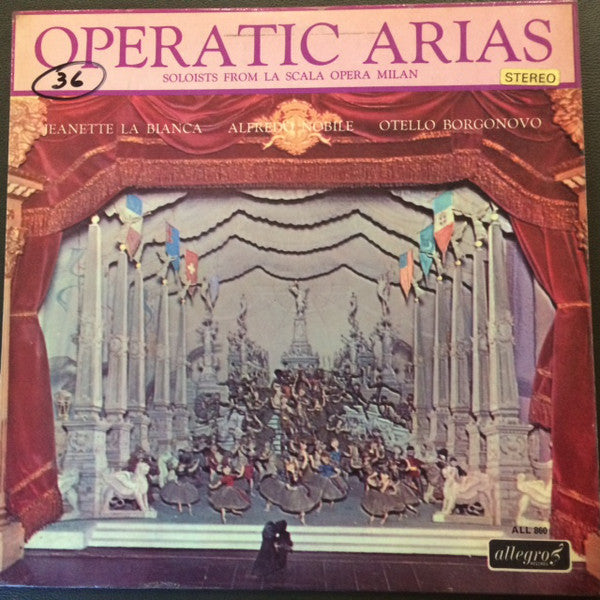 Jeanette La Bianca - Operatic Arias - Used Vinyl Record