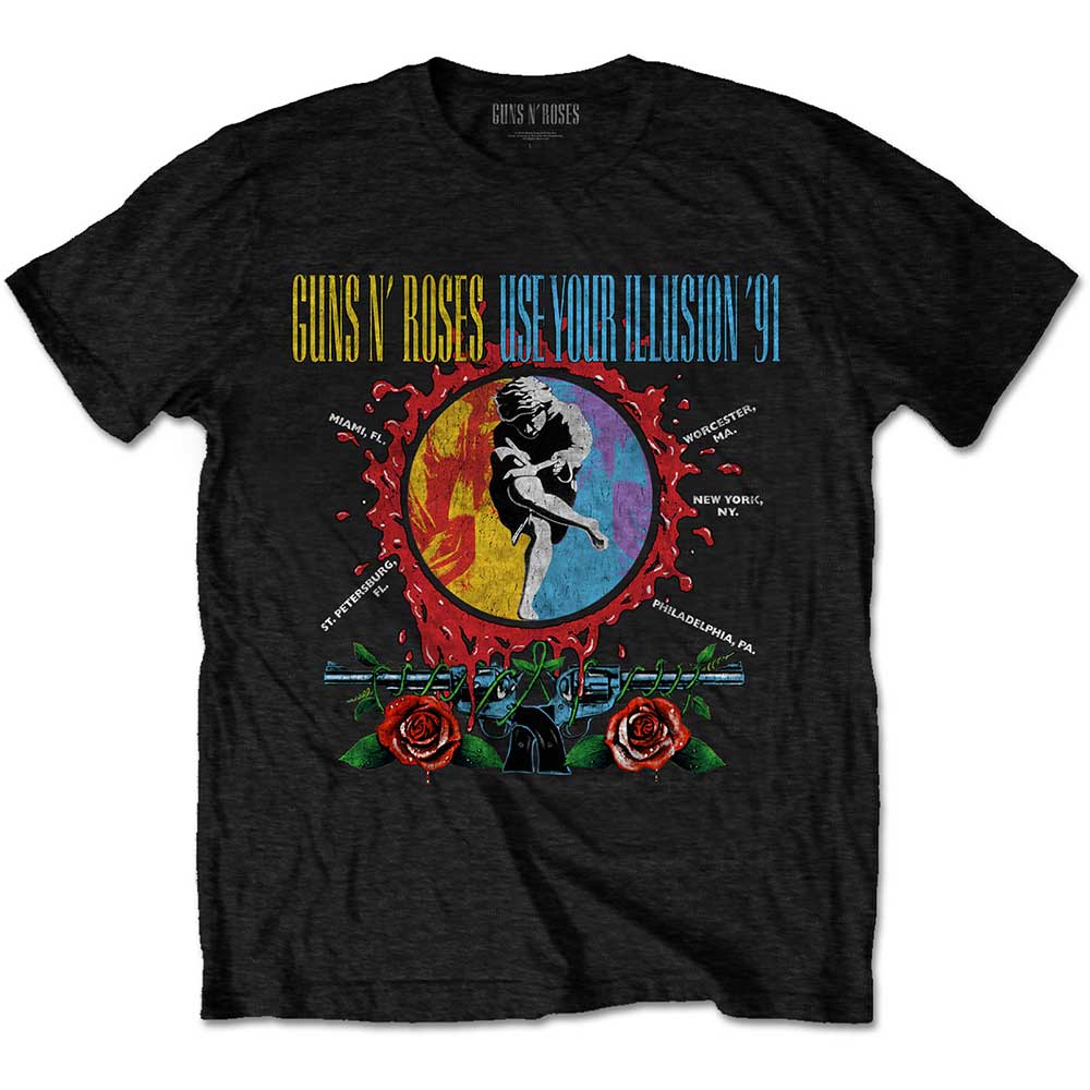 Guns N' Roses - tshirt - Unisex - Short Sleeves - Medium