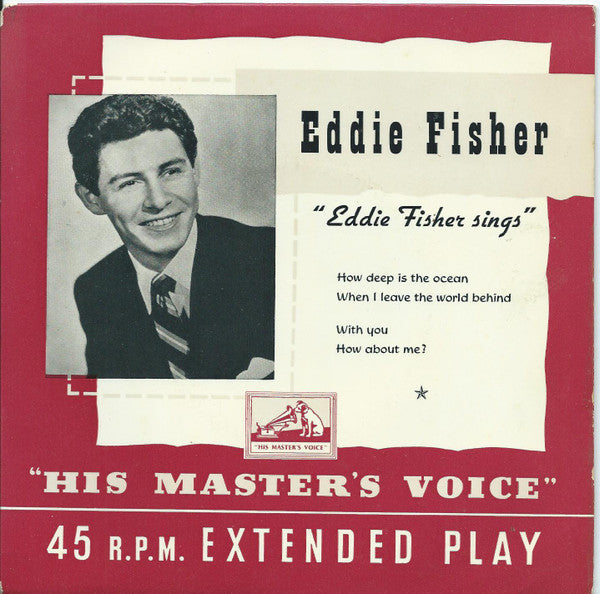 Eddie Fisher - Sings - Used Vinyl Record 7"
