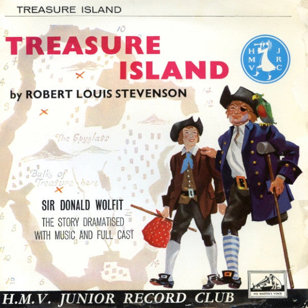 Robert Louis Stevens - Treasure Island - Used Vinyl Record 7"