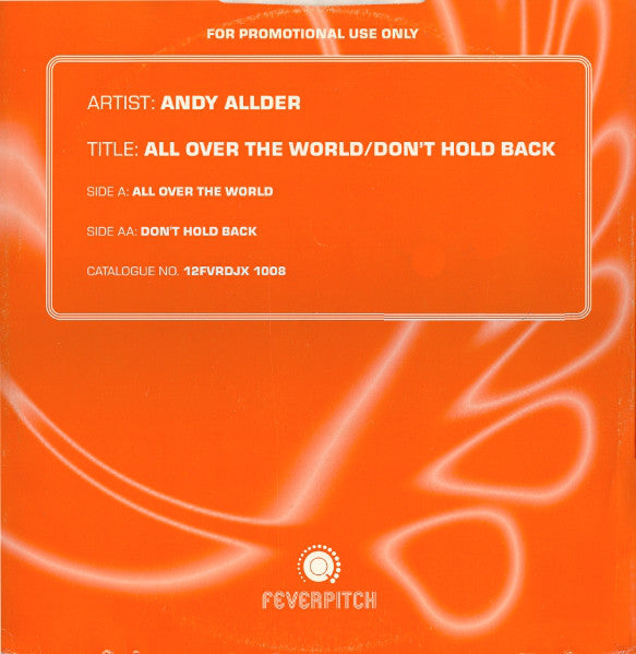 Andy Allder - All Over The World / Don't Hold Back - Used Vin