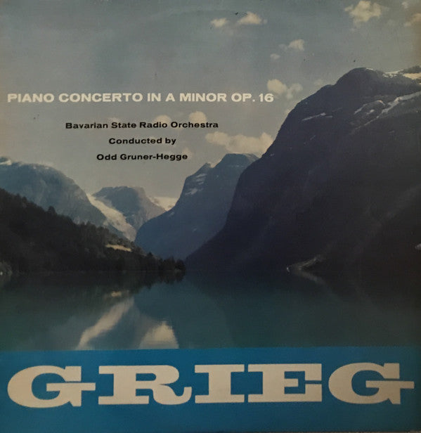 Edvard Grieg - Piano Concerto In A Minor Op. 16 - Used Vinyl Record