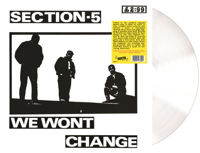 SECTION 5 - We Wont Change (White Vinyl) - Vinyl Record