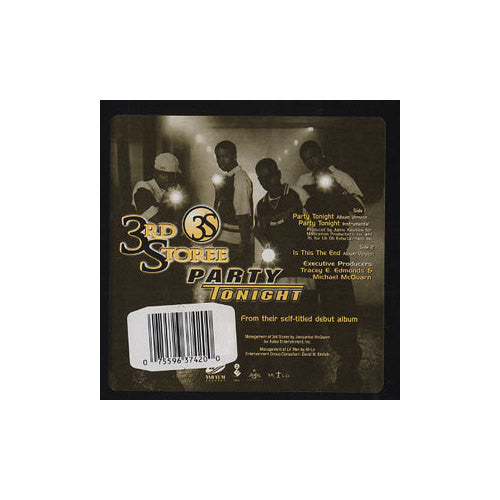 3rd Storee - Party Tonight - Used Vinyl Record 12"