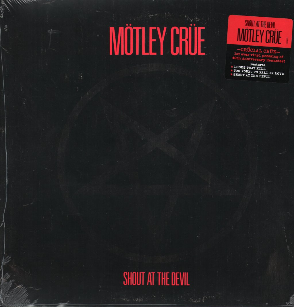 MOTLEY CRUE - SHOUT AT THE DEVIL - Vinyl Record