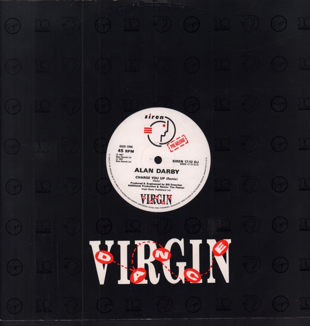 Alan Darby - Charge You Up - Used Vinyl Record 12"