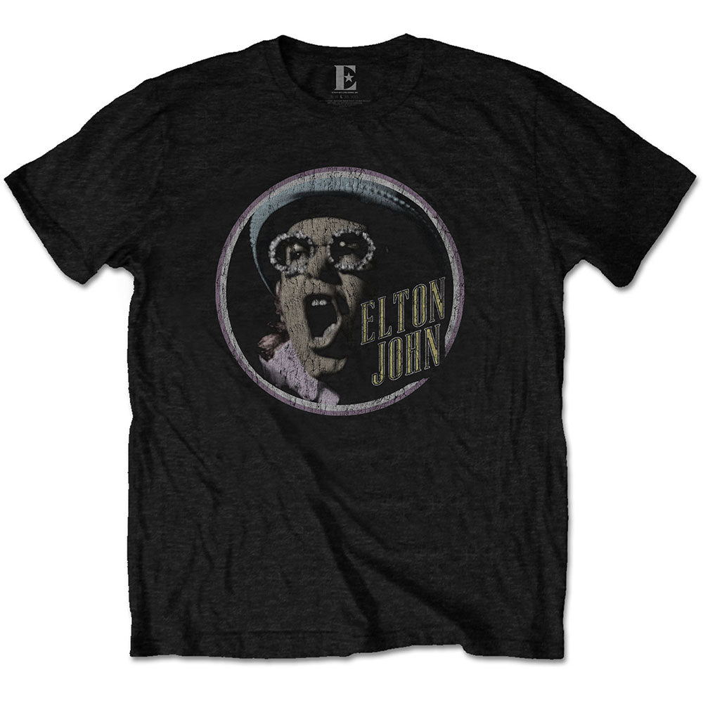 Elton John - tshirt - Unisex - Short Sleeves - XX-Large