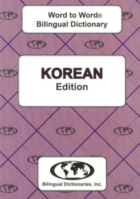 M.K. Christlieb - English-Korean & Korean-English Word-to-Word Diction
