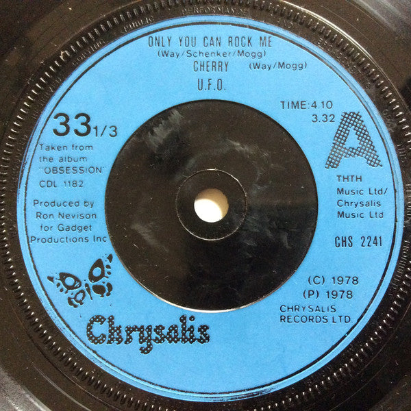 UFO - Only You Can Rock Me - Used Vinyl Record 7"