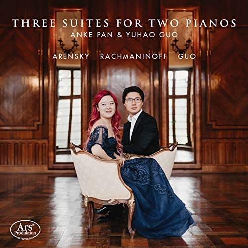 Three Suites For Two Pianos: Arensky; Rachmaninov; Guo - CD