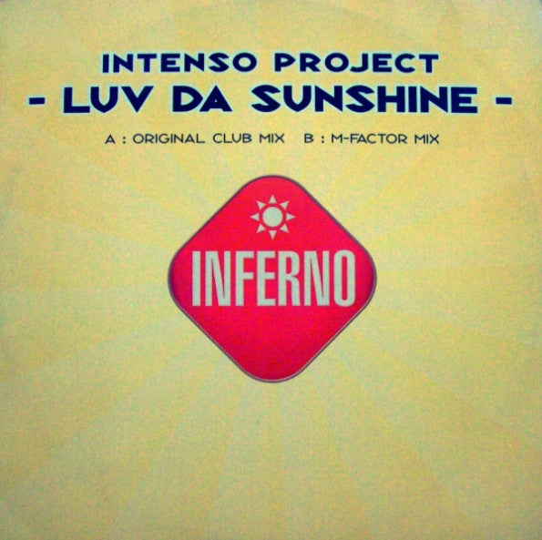 Intenso Project - Luv Da Sunshine - Used Vinyl Record 12"