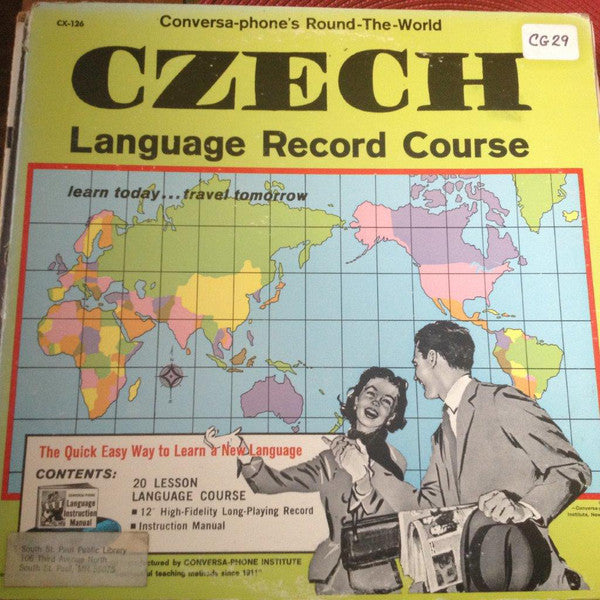 No Artist - Conversa-phone's Round-The-World Czech Language Record Co