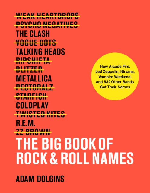Adam Dolgins - Big Book of Rock & Roll Names: : How Arcade Fire, Led Z