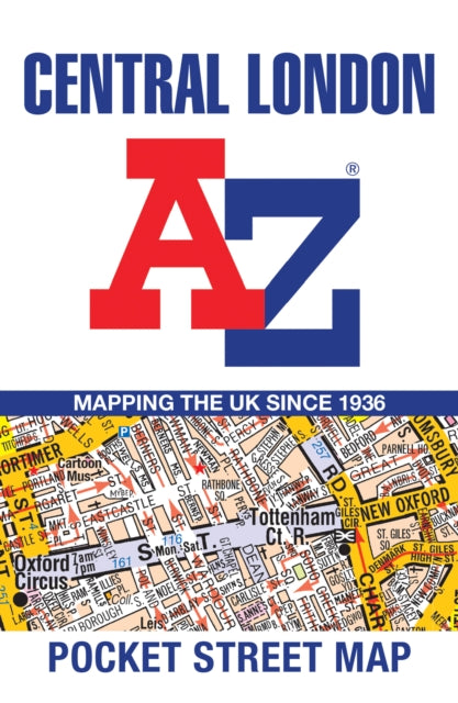 A-Z Maps - Central London A-Z Pocket Street Map - New Sheet map