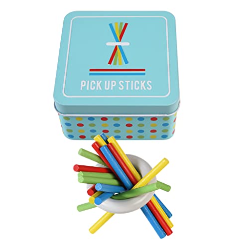 Wooden pick up sticks in a tin - Other