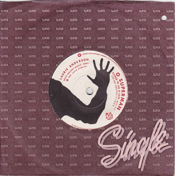 Laurie Anderson - O Superman - Used Vinyl Record 7"